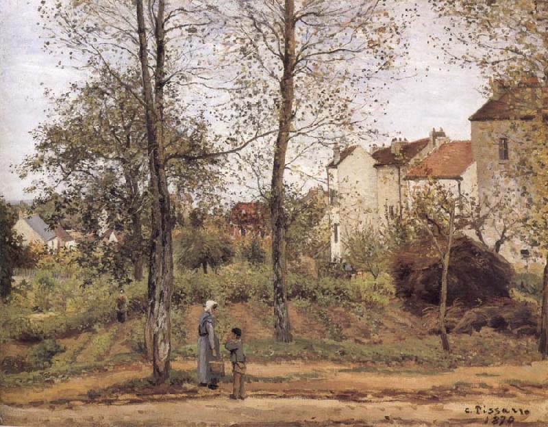 Camille Pissarro Landscape in the vicinity of Louveciennes France oil painting art